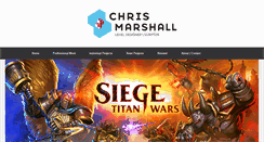 Desktop Screenshot of chrismmarshall.com