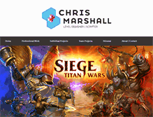 Tablet Screenshot of chrismmarshall.com